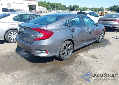 2019 Honda Civic Sport from USA, damaged, VIN 19XFC2F89KE014760